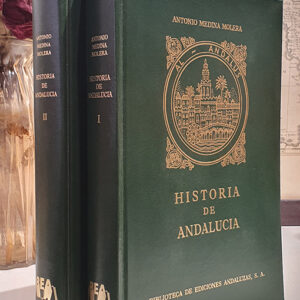 HISTORIA DE ANDALUCÍA, 2 Vols: 1- De los Orígenes al Califato Andalusí y 2- De la desmembración del Califato a la conquista Cristiano-Feudal.
