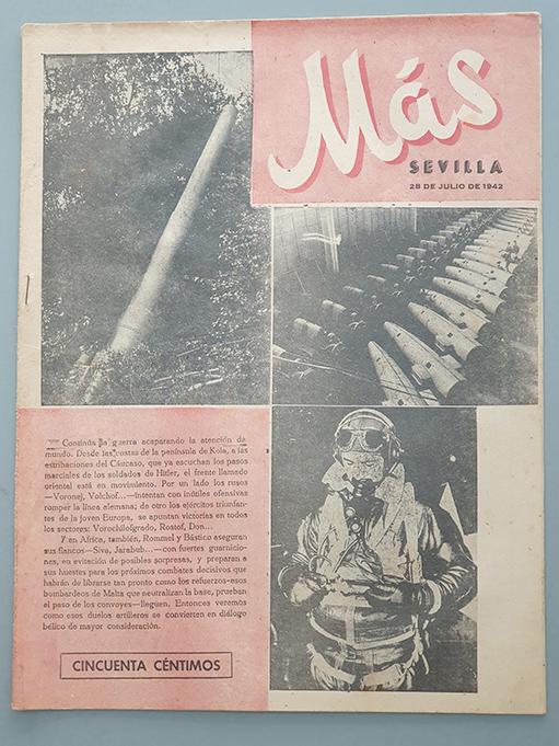 `Más´ Revista de deportes y espectáculos. Sevilla 28 de Julio de 1942 | Libros Antiguos | Libros Bosch Libro: `Más´ Revista de deportes y espectáculos. Sevilla 28 de Julio de 1942 | Autor: | Libros Bosch