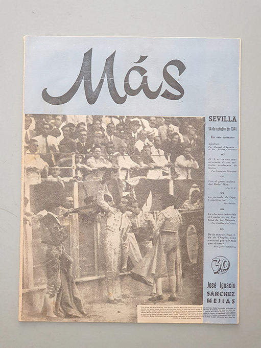 `Más´ Revista de deportes y espectáculos. Sevilla 14 de octubre de 1941 | Libros Antiguos | Libros Bosch Libro: `Más´ Revista de deportes y espectáculos. Sevilla 14 de octubre de 1941 | Autor: | Libros Bosch