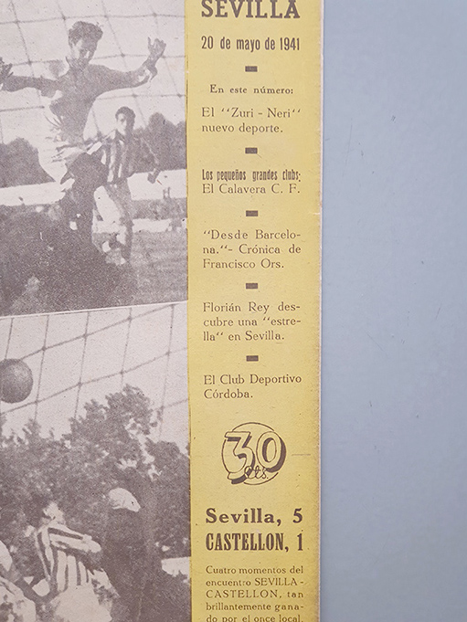`Más´ Revista de deportes y espectáculos. Sevilla 20 de mayo de 1941. | Libros Antiguos | Libros Bosch Libro: `Más´ Revista de deportes y espectáculos. Sevilla 20 de mayo de 1941. | Autor: | Libros Bosch