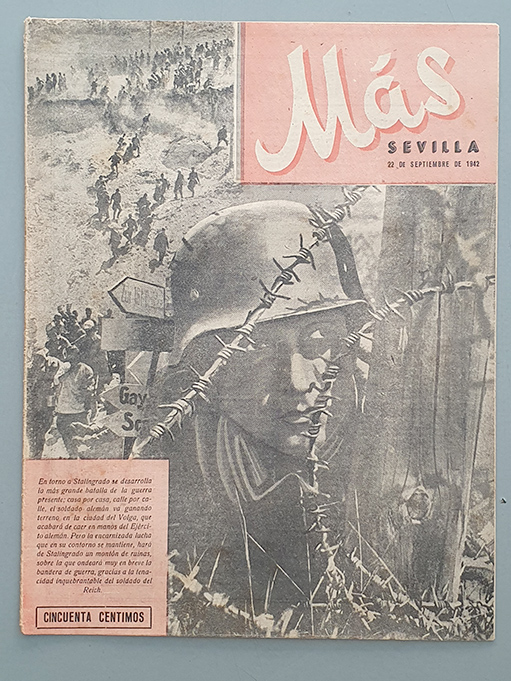 Libro: `Más´ Revista de deportes y espectáculos. Sevilla 29 de septiembre de 1942. | Autor: | Libros Bosch