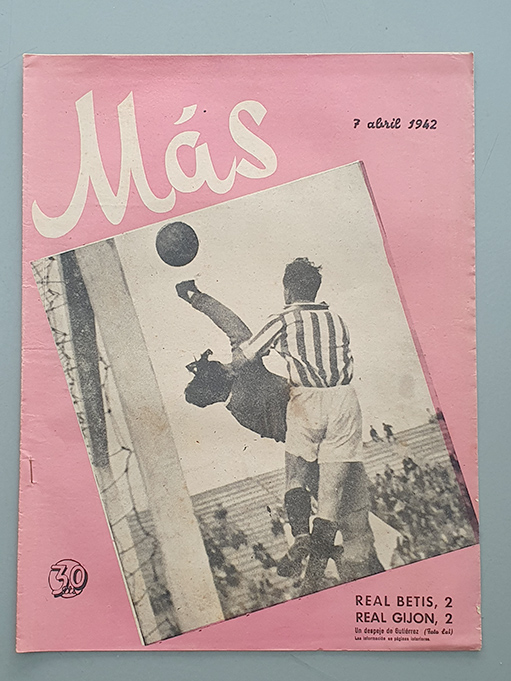 `Más´ Revista de deportes y espectáculos. Sevilla 7 de abril de 1942 | Libros Antiguos | Libros Bosch Libro: `Más´ Revista de deportes y espectáculos. Sevilla 7 de abril de 1942 | Autor: | Libros Bosch