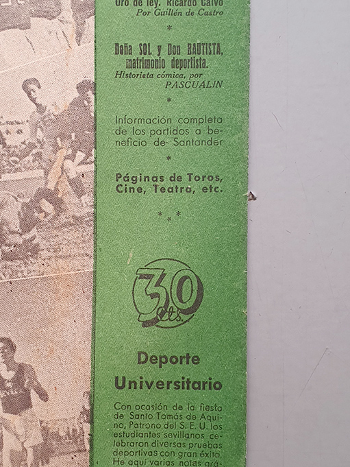 `Más´ Revista de deportes y espectáculos. Sevilla 18 de marzo de 1941. | Libros Antiguos | Libros Bosch Libro: `Más´ Revista de deportes y espectáculos. Sevilla 18 de marzo de 1941. | Autor: | Libros Bosch