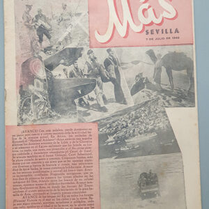 `Más´ Revista de deportes y espectáculos. Sevilla 7 de Julio de 1942