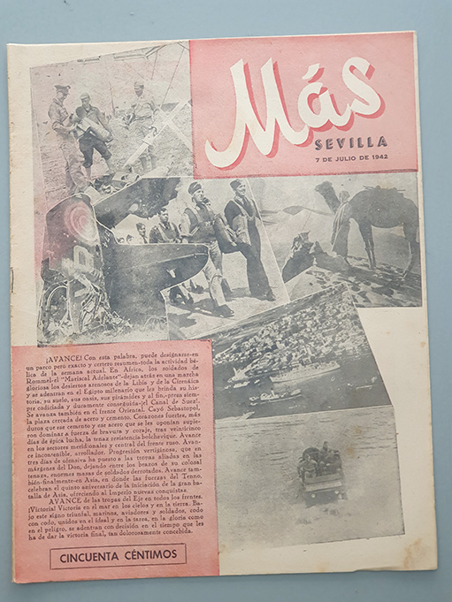 `Más´ Revista de deportes y espectáculos. Sevilla 7 de Julio de 1942 | Libros Antiguos | Libros Bosch Libro: `Más´ Revista de deportes y espectáculos. Sevilla 7 de Julio de 1942 | Autor: | Libros Bosch