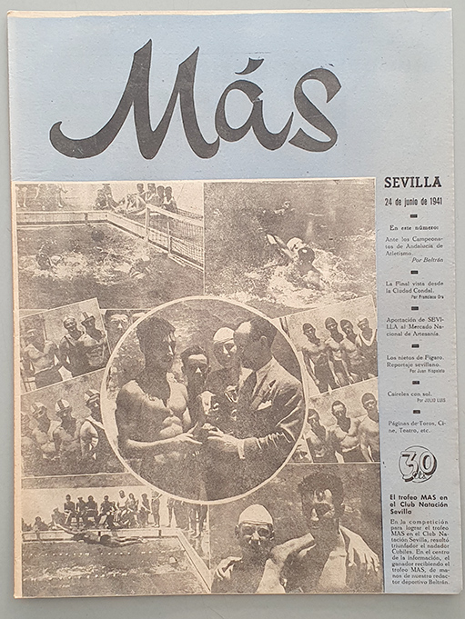 Libro: `Más´ Revista de deportes y espectáculos. Sevilla 24 de Junio de 1941. | Autor: | Libros Bosch