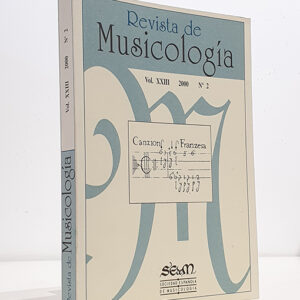 Revista de Musicología, vol. XXIII, 2000, nº 2 -Jesús Ángel SOLÓRZANO: La música en los centros urbanos de Cantabria en la Edad Media-Francisco de PAULA CAÑAS: Cantores y ministriles en la Corte de Juan II de Castilla (1406-1454). Nuevas fuentes para su estudio-Judith ORTEGA: La Real Capilla de Carlos III: los músicos instrumentistas y la provisión de sus plazas-Xosé Crisanto GÁNDARA: Algunos aspectos sobre el contrabajo en la música de Luigi Boccherini-María Pilar ALÉN: Música Sinfónica en A Coruña. Los conciertos de la ?Orquesta Sinfónica de Madrid? y la ?Orquesta Municipal de Bilbao?-Alfonso de VICENTE: Diez años de investigación musical en torno al Monasterio de Santa Ana de ÁvilaTEXTOS-Louis JAMBOU: Arpistas en la Catedral de Toledo durante la segunda mitad del siglo XVII. Del testamento de Diego Fernández de Huete a su música: Zien Láminas de Bronze poco mas o menosTESIS DOCTORALES-Francisco Javier CORRAL: La Capilla de música de la Catedral de Guadix en el siglo XVIII-Benet CASABLANCAS: Introducción al análisis formal. Una propuesta interdisciplinarNOTICIASCoordinación: Carlos José GOSÁLVEZ-Simposio Internacional: el canto coral en castellano (Tomás Garrido)-Congreso Internacional de Salamanca: Circulación y recepción de música y músicos europeos en España (Asunción Gómez Pintor)-Seminario di Studio. La música fra suono e parola: ricerche sul lessico musicale in Europa (Luis Robledo)-I Symposium Internacional ?Diego Fernández? sobre el clave español (Luisa Morales)BIBLIOGRAFÍAReseñas bibliográficas. Coordinación Xosé AVIÑOA-Oliver SCHÖNER: Die vihuela de mani in Spanien del 16. Jahrhunderts (John Griffiths)-Mariano LAMBEA: La música y la poesía en cancioneros polifónicos del siglo XVII, Vol. I (María Sanhuesa)-Antonio Teodoro ORTELLS: Oratorio Sacro a la Pasión de Cristo Nuestro Señor. Edición de Mª Teresa Ferrer Ballester. Tomo I y II (Jordi Rifé i Santaló)-Montserrat COMELLAS I BARRI: El romanticisme musical a Barcelona. Els concerts (Jaume Carbonell i Guberna)-Sandra MYERS BROWN: Historia, arte y alabanza: la música protestante en la España del siglo XIX (Miguel Ángel Plaza)-Josep Martí: Más allá del arte. La música como generadora de realidades sociales (Marta Cureses)-AA.VV.: Archivo Histórico de la Unión Musical Española, partituras, métodos, libretos y libros (Xosé Aviñoa)-AA.VV.: BIME: Bibliografia Musical Española. 1994-1995 (Israel J. Katz)