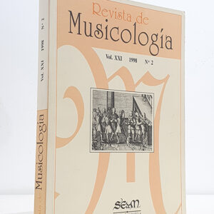 Revista de Musicología, vol. XXI, 1998, nº 2