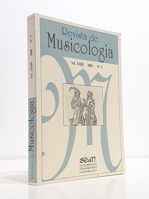 Libro: Revista de Musicología, vol. XXIII, 2000, nº 1 -Dámaso GARCIA FRAILE: 'La vida musical en la Universidad de Salamanca durante el siglo XVI-Mª José RUIZ MAYORDOMO: La Baja del manuscrito de la Real Academia de la Historia. Una aproximación coreológica-Miguel Ángel MARIN: A propósito de la reutilización de textos de villancicos: dos colecciones desconocidas de pliegos impresos en la British Library (ss. XVII-XVIII)-Miguel Ángel PICÓ PASCUAL: La familia Ximénez Brufal. Aportaciones biográficas-Xosé Crisanto GÁNDARA: La escuela de contrabajo en Espaiña-José María GARCIA LADORDA: Compositores de la Segunda Escuela de Viena en Barcelona TEXTOS-María SANHUESA: Dos anónimos de canto llano en la Biblioteca de Santa Cruz de Valladolid (E: Vsc) TESIS DOCTORALES-Carlos MARTÍNEZ GIL: La música relígiosa española del siglo XVIII a través de la obra de Jaime Casellas (1690-1764)-Miguel Ángel MARIN: Music and Musicians in Provincial towns: The case of eigtheenth century Jaca (Spain)-Pompeyo PÉREZ DIAZ: Dionisio Aguado y su significación como teórico y músico en el ámbito de la guitarra clásico-romántica NOTICIASCoordinación: Carlos José GOSÁLVEZ-XXIII Seminario de estudio La musica delle antiche civilta mediterranee. "Produzione, circolazione e consumo: per una mappa della musica sacra dal tardo Medioevo al primo Seicento" (José Máximo Leza)-III Colloquio di Musicologia del "Saggiatore Musicale" (José Máximo Leza)-Premio de Investigación Musical "Emili Pujol" (Año XVI) (Mariano Lambea)-Convegno di Studi "Il canto di Metastasio" (José Máximo Leza)-Presentación del Diccionario de la Música Española e Hispanoamericana (Mª Luz Peña)-Congreso Internacional "Música y cultura urbana en la Edad Moderna" (]osé Máximo Leza)-Ismael Fernández de la Cuesta, nuevo académico de San Fernando (Rosario Álvarez)-Necrológica Rafael Mota Murillo (Pepe Rey) BIBLIOGRAFÍAReseñas bibliográficas. Coordinación Ángel MEDINA-David FALLOWS: A Catalogue of Polyphonic Song, 1415-1480 (Emilio Ros Fábregas)-Javier SUÁREZ PAJARES: La música en la catedral de Sigüenza, 1600-1750 (Louis Jambou)-Francisco Carlos BUENO CAMEJO: Historia de la ópera de Valencia y su representación según la crítica de arte: De la monarquía de Alfonso XIII a la Guerra Civil Española (Andrés Ruiz Tarazona)-Manuel de Falla. Latinité et Universalité. Actes du Colloque International (Christiane Heine)-Antonio IGLESIAS: Escritos de Joaquín Rodrigo (Javier Suárez-Pajares)-Carl DALHAUS: La idea de la música absoluta (José María García Laborda)-Josep Soler: Otros escritos y poemas (Marta Cureses)299)Homenaje a Lola de la Torre Champsaur (Redacción de la Revista) | Autor: | Libros Bosch