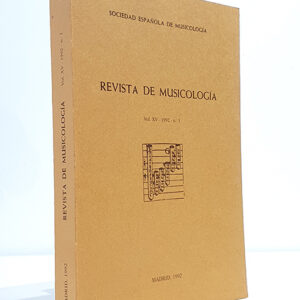 Revista de Musicología, vol. XV, 1992, nº 1.-Manuel GONZÁLEZ ORTEGA: El sorondongo: una versión canaria de la jerigonza-Antonio VALLEJO CISNEROS: El canto de ?Los Dómine? en la celebración de ?Los Judas churriegos?-Miguel A. ROIG ? FRANCOLÍ: En torno a la figura y la obra de Tomás de Santa María: Aclaraciones, evaluaciones y relación con la música de Cabezón-Enrique Alberto ARIAS: Cabezons Ave Mará ? Parody, Arrangement o Fantasía?-Egberto BERMÚDEZ: La vihuela de la iglesia de la Compañía de Jesús de Quito-Thomas SCHMITT: Sobre la ornamentación en el repertorio para guitarra barroca en España. (1600 ? 1750)-Paul R. LAIRD: The Coming of the Sacred Villancico: A Musical Consideration-Fernando J. CABAÑAS ALAMÁN: El colegio de San José y los infantes de coro de la Santa Iglesia Catedral Basílica de Cuenca-Pilar CORELLA: Órganos barrocos de Aranjuez, Getafe y Leganés-Begoña LOLO: Consideraciones en torno al legado musical de Sebastián Durón después de su exilio a Francia-María Teresa FERRER BALLESTER: El oratorio barroco hispánico: localización de fuentes musicales anteriores a 1730-Juan Bautista VARELA DE VEGA: Dos tonadillas de Pablo del Moral en el archivo de música de la catedral de Valladolid-Celsa ALONSO GONZÁLEZ: Las melodías de Álvarez: un capítulo importante en la melodía de cámara del Romanticismo español-Pedro AIZPURÚA: Vicente Goicoechea Errasti: centenario de su magisterio musical en la catedral de Valladolid-Sagrario MARTÍNEZ BERRIEL: Los músicos de orquesta: un análisis sociológico de la profesión a través de los músicos-Ana VERA TEJEIRO: El oído absolutoTEXTOS-Carmelo CABALLERO FERNÁNDEZ ? RUFETE: Dos memoriales sobre la música de los templos