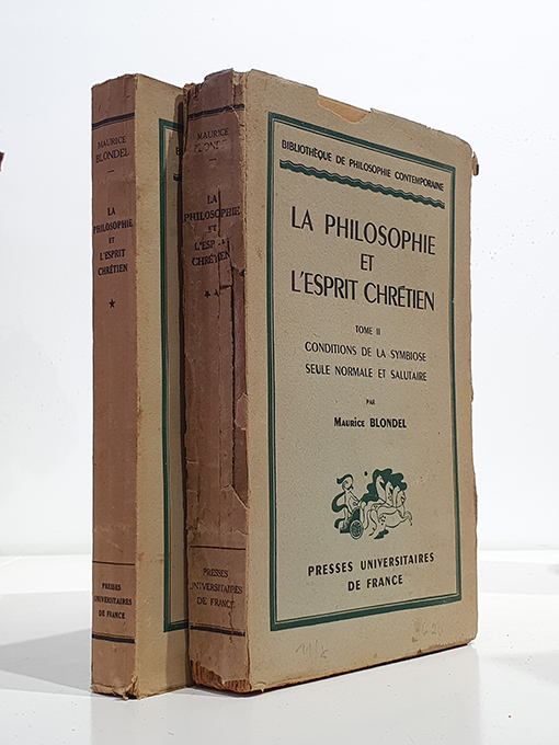 La philosophie et l'esprit chrétien. Tome I : Autonomie essentielle et connexion indéclinable. Tome II : Conditions de la symbiose seule normale et salutaire. Coll. Bibliothèque de philosophie contemporaine. | Libros Antiguos | Libros Bosch Libro: La philosophie et l'esprit chrétien. Tome I : Autonomie essentielle et connexion indéclinable. Tome II : Conditions de la symbiose seule normale et salutaire. Coll. Bibliothèque de philosophie contemporaine. | Autor: | Libros Bosch