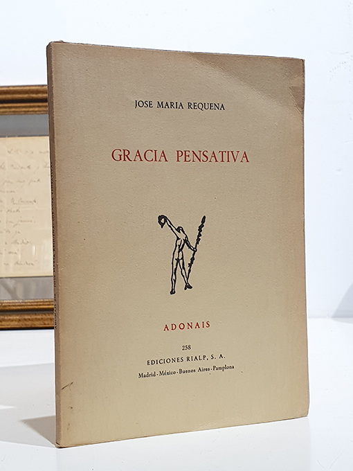 Libro: Gracia pensativa. Colección Adonáis, 258. | Autor: | Libros Bosch
