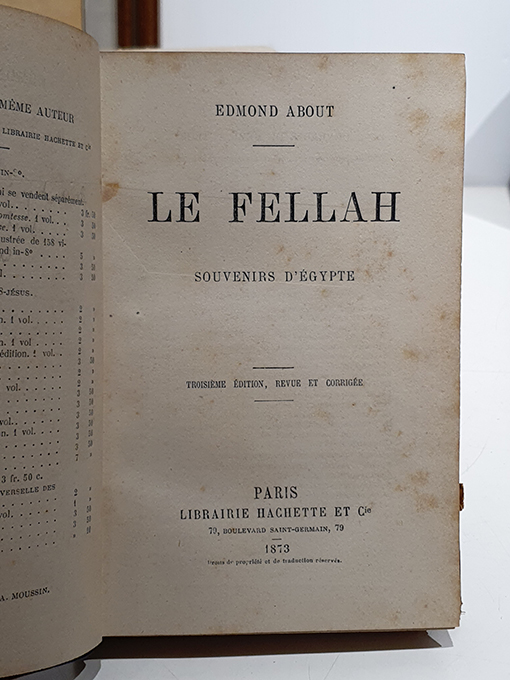 Libro: Le Fellah. Souvenirs d'Egypte. | Autor: | Libros Bosch