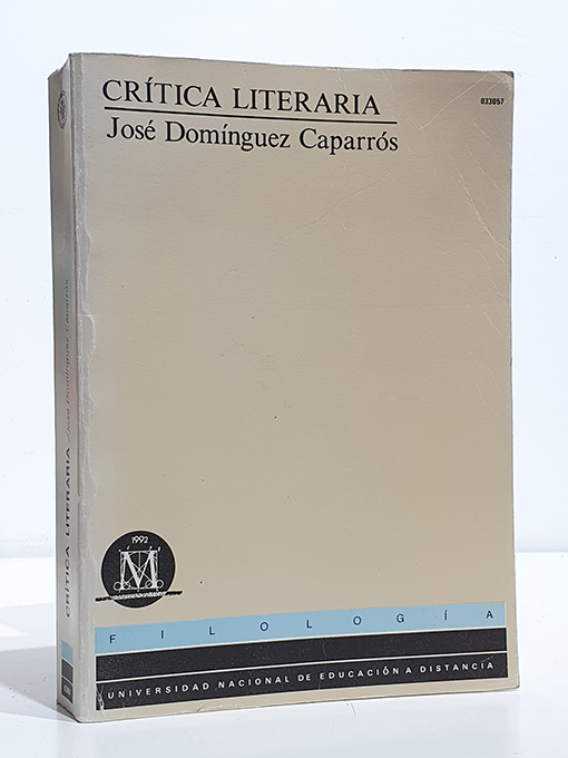 Libro: Crítica Literaria. | Autor: | Libros Bosch