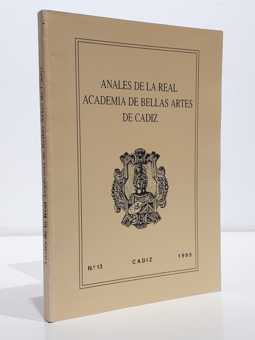 Libro: ANALES DE LA REAL ACADEMIA DE BELLAS ARTES DE CADIZ, Nº 13, 1995. | Autor: | Libros Bosch