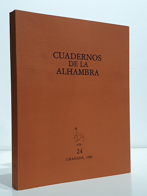 Libro: Cuadernos de la Alhambra. Vol. 24, 1988. [Cerámica con vedrío amarillo. Simbolos de dominio en la Alhambra. Madraza árabe de Granada. Palacio de Carlos V. Jardines Alcázar de Sevilla. Casas de cristianos viejos...] | Autor: | Libros Bosch