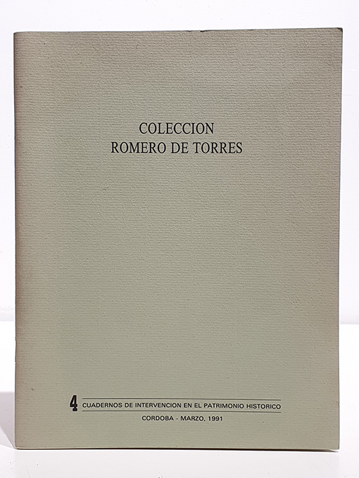 Libro: Colección Romero de Torres. Cuadernos de Intervención en el Patrimonio HIstórico, 4. | Autor: | Libros Bosch