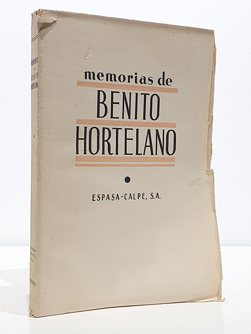 Libro: Memorias | Autor: | Libros Bosch