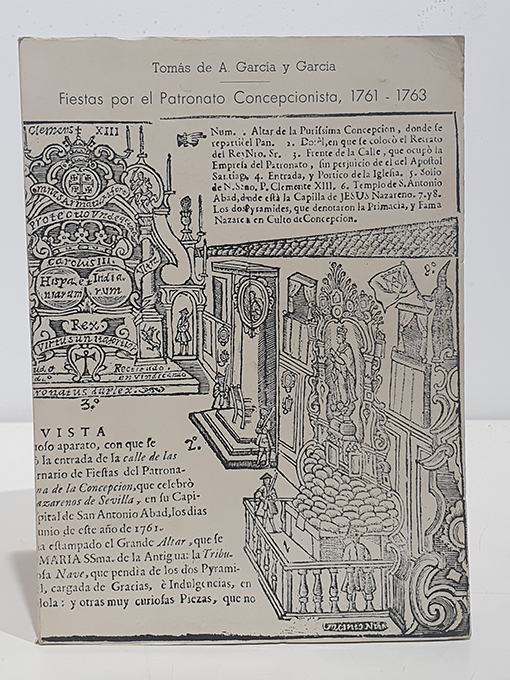 Libro: Fiestas por el Patronato Concepcionista, 1761-1763. | Autor: | Libros Bosch