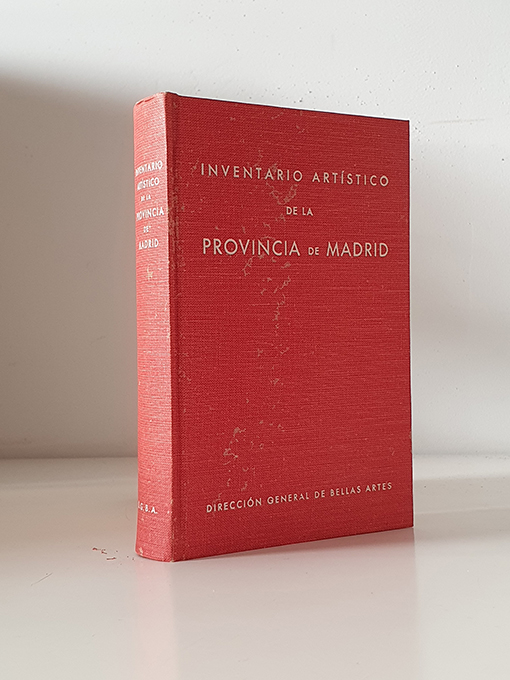 Libro: Inventario Artistico de la Provincia de Madrid. Servicio Nacional de Informacion Artistica Arqueologica y Etnologica. | Autor: | Libros Bosch
