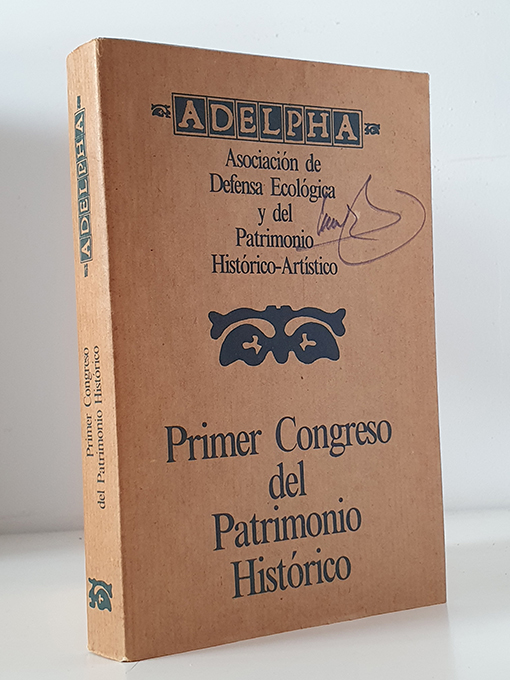 Libro: PRIMER CONGRESO DEL PATRIMONIO HISTORICO. | Autor: | Libros Bosch