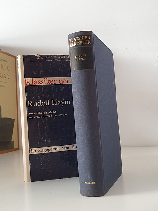 Libro: Klassiker der Kritik Rudolf Haym | Autor: | Libros Bosch