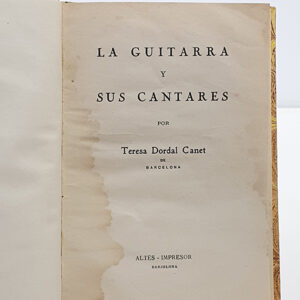 La Guitarra y sus cantares.