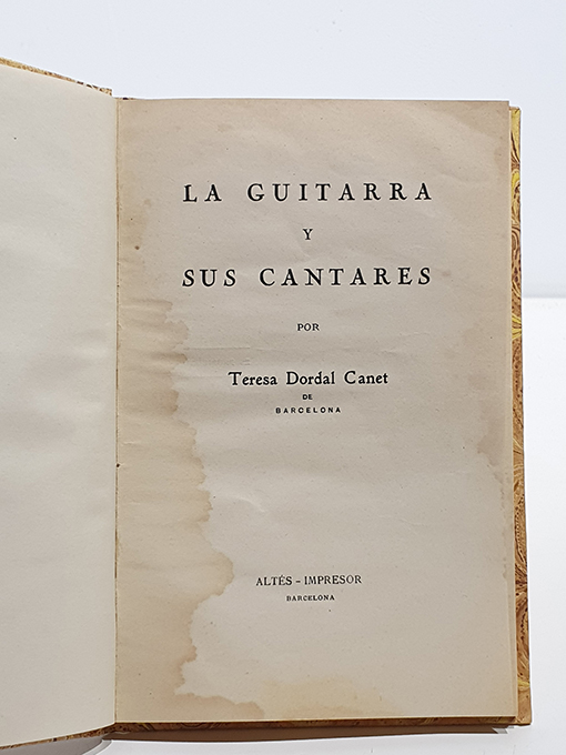 Libro: La Guitarra y sus cantares. | Autor: | Libros Bosch