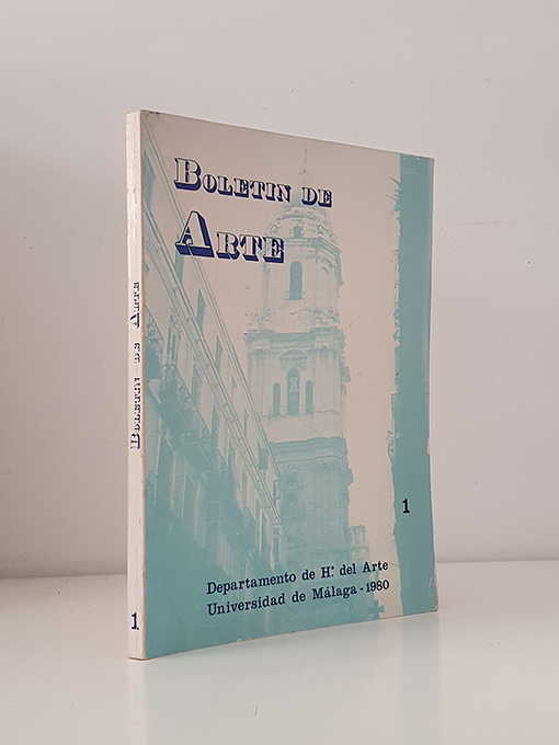 Libro: Boletín de Arte, 1. Departamento de Historia del Arte / Universidad de Málaga | Autor: | Libros Bosch