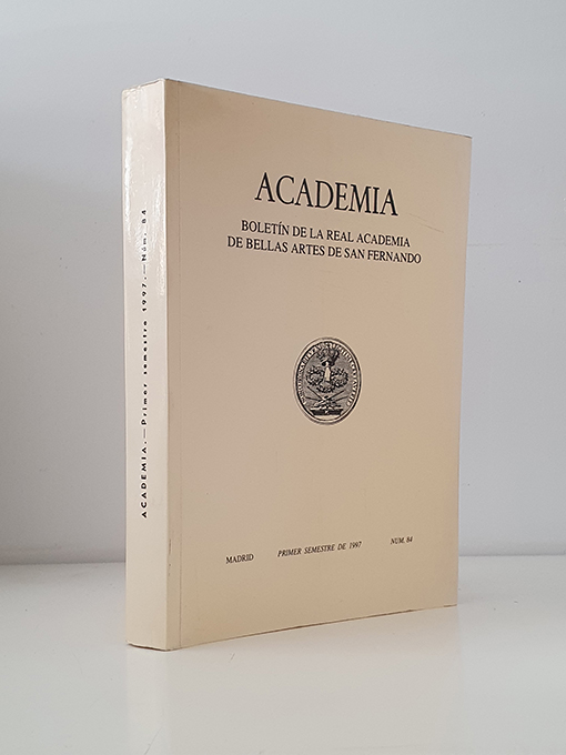 Libro: ACADEMIA. Boletín de la Real Academia de Bellas Artes de San Fernando, año 1997 núm. 84. Retrato de Juan Francisco Eminente por Bartolomé Murillo / Los retablos de Bernabé de Módena en la Catedral de Murcia y sus donantes / George Kubler / Privilegio concedido por el Senado de Venecia a Juan de Herrera para imprimir y vender sus estampas de El Escorial / La arquitectura en los libros / El monasterio de Santa María del Parral (Segovia) / Antonio Furió y Joaquín María Bover: Historiadores de la Arquitectura Mallorquina | Autor: | Libros Bosch