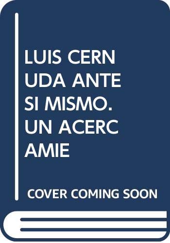 Libro: Luis Cernuda ante sí mismo. Un acercamiento psicológico al poeta. | Autor: | Libros Bosch