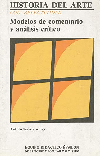 Libro: MODELOS DE COMENTARIO Y ANÁLISIS CRÍTICORECUERO ASTRAY, ANTONIO | Autor: | Libros Bosch