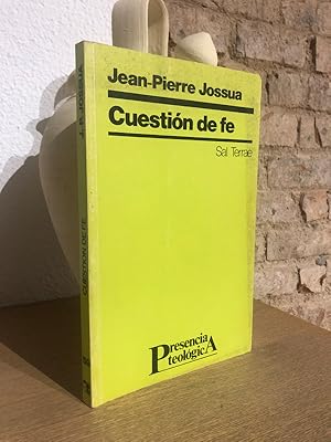 Libro: Cuestión de fe. | Autor: | Libros Bosch